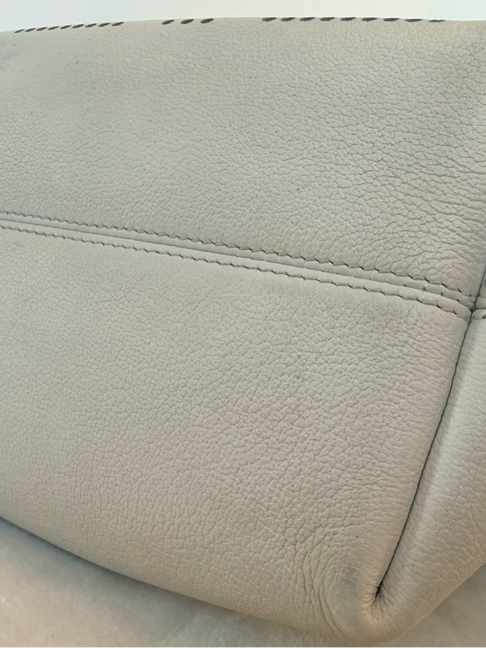 Dior Women’s White Perforated Tote Bag with Blue Interior - Picture 7 of 11